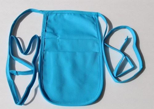 Money Pouch Aprons in Turquoise Blue